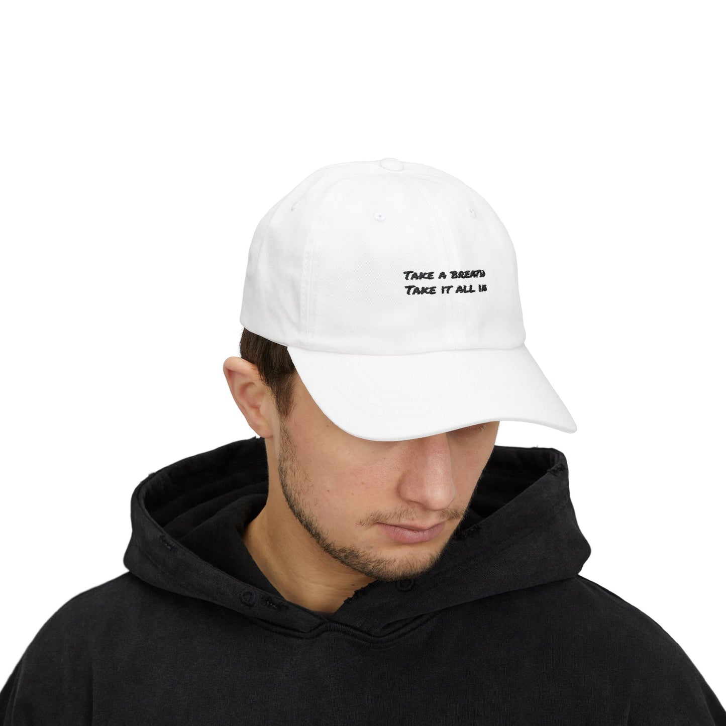"Take A Breath" Classic Dad Cap