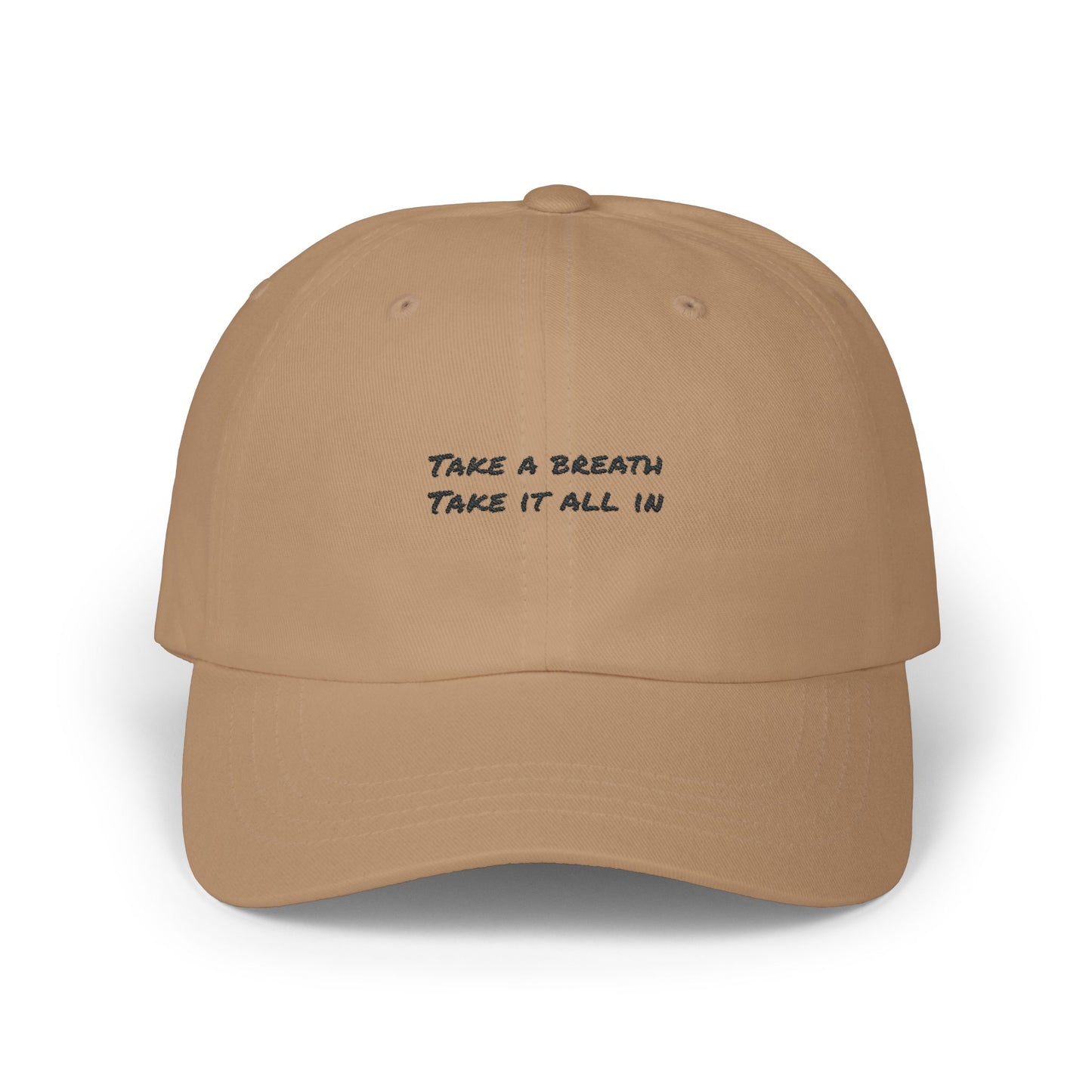 "Take A Breath" Classic Dad Cap