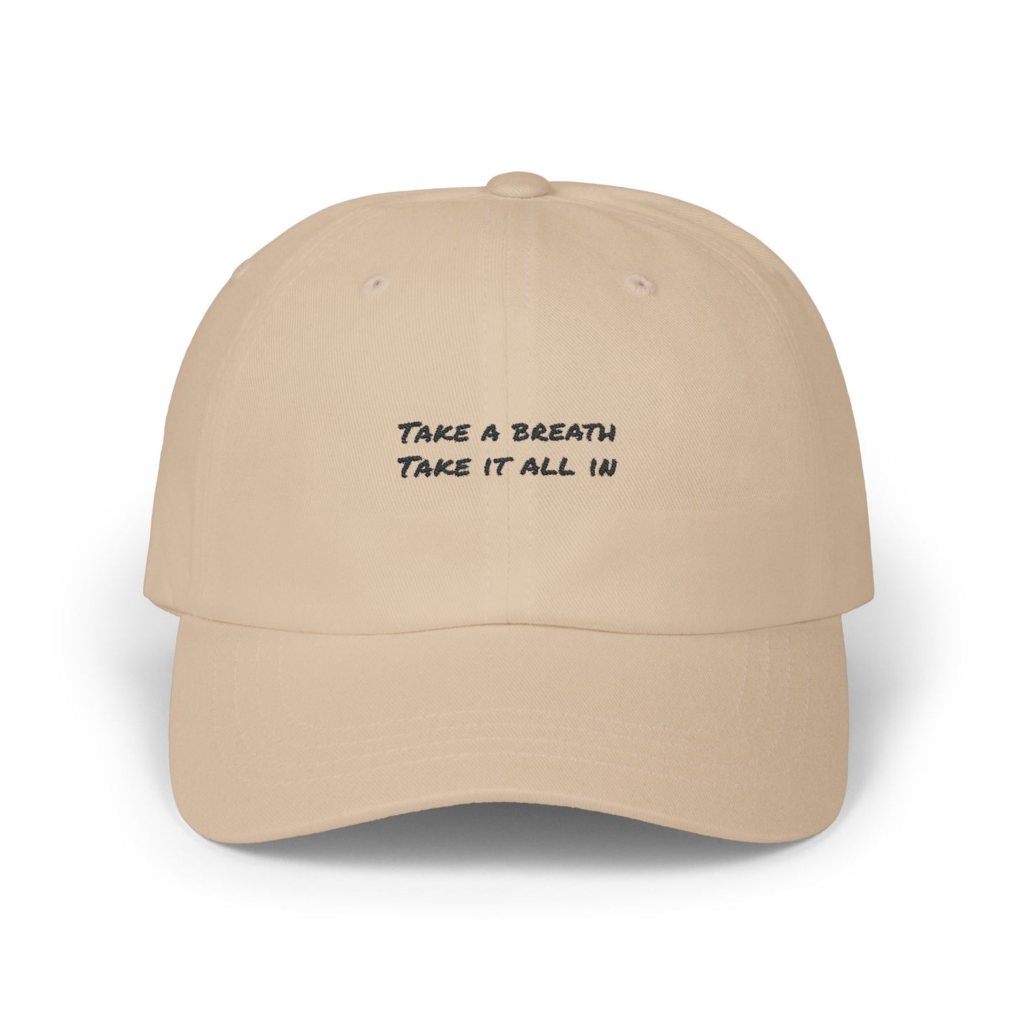 "Take A Breath" Classic Dad Cap